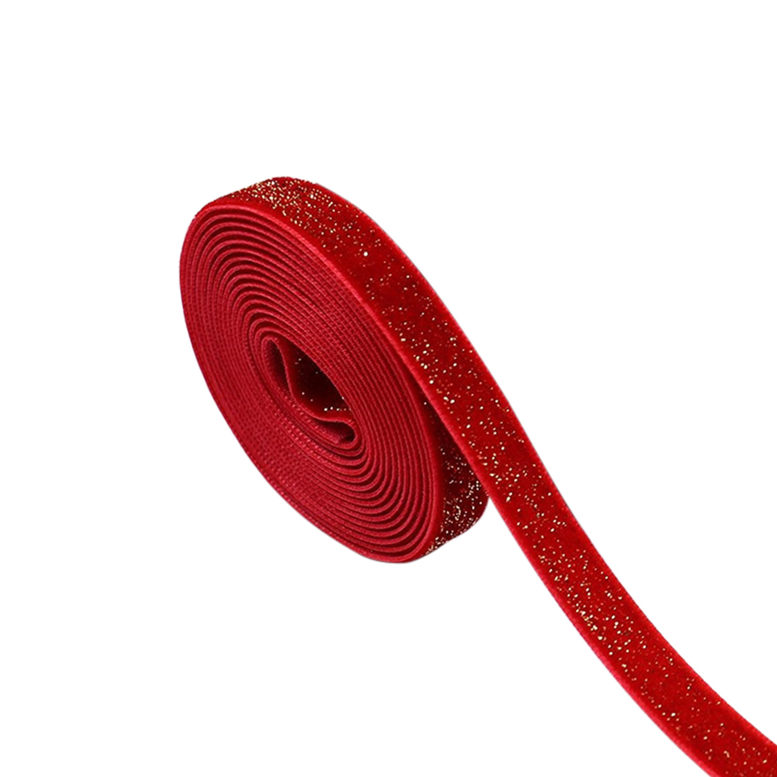 TERGAYEE Curling Ribbon,0.8 Inch 10 Yard Red fleece Ribbon,Wrapping Ribbon DIY Supplies for Crafts,Mother's Day,Christmas,Birthday,Wedding,Party Decoration
